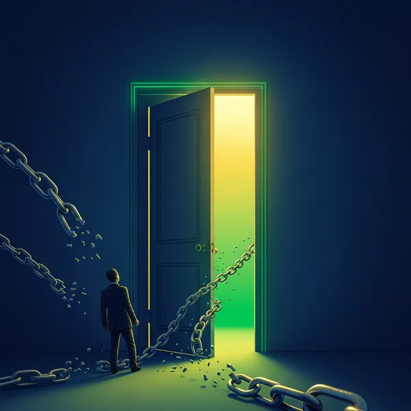 Becoming debt-free illustration